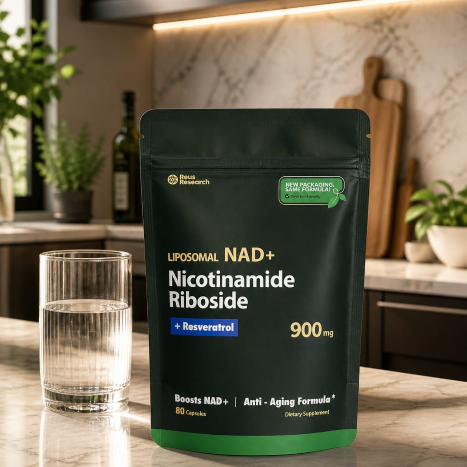 Liposomal NAD+ (Nicotinamide Riboside + Resveratrol) - Image 1
